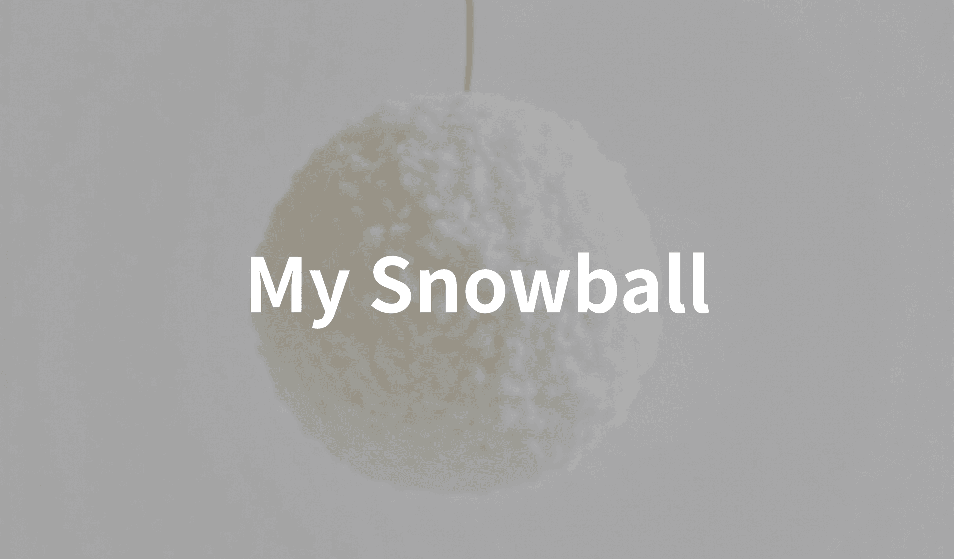 마이스노우볼 (My Snowball)